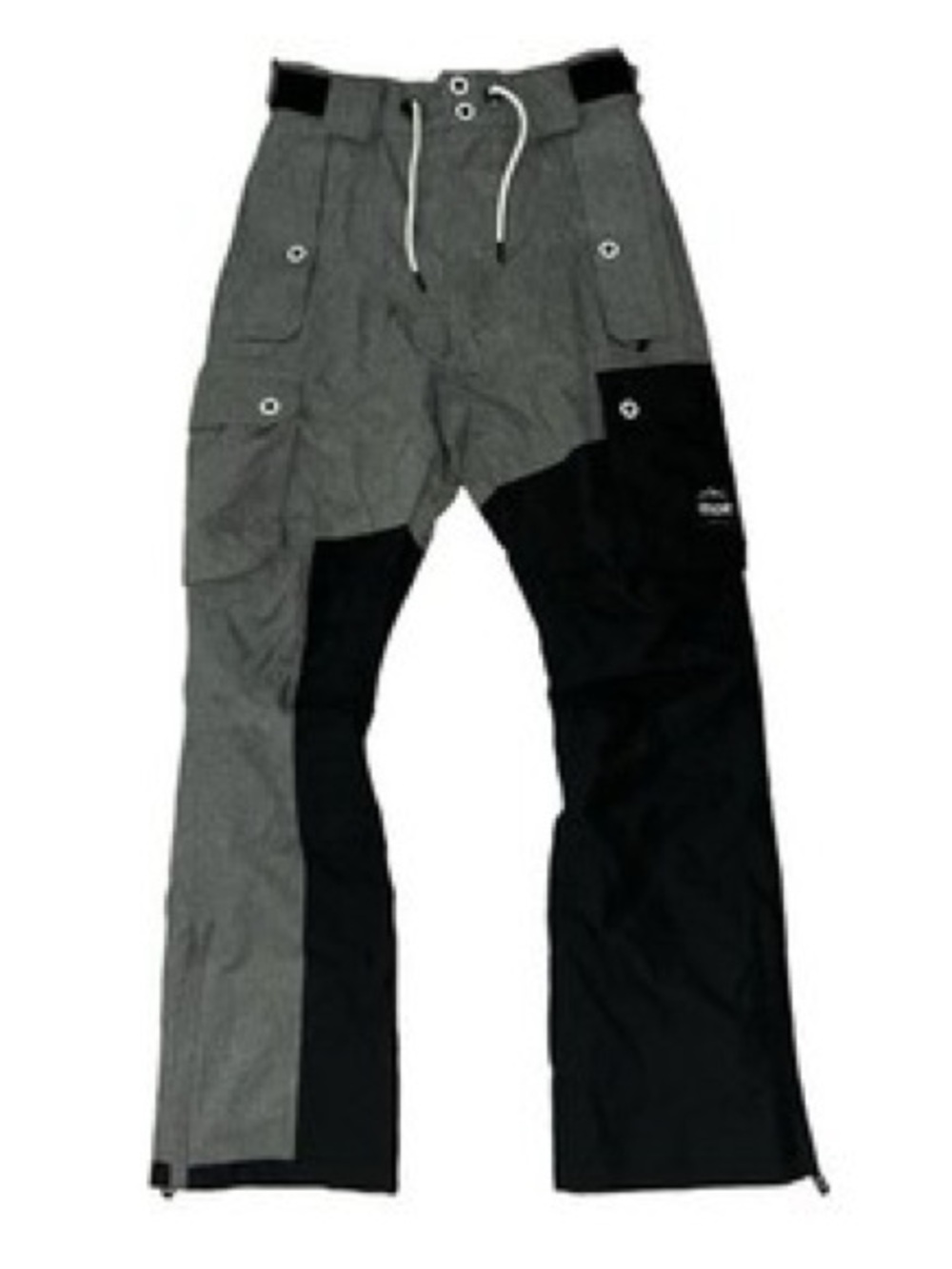 Men's Adept Snow Pants Two-Tone Gray & Black
